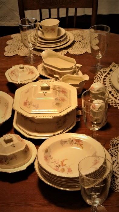 Vintage set of china with extras