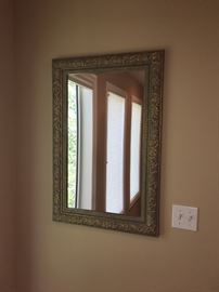 One of several beveled glass mirrors