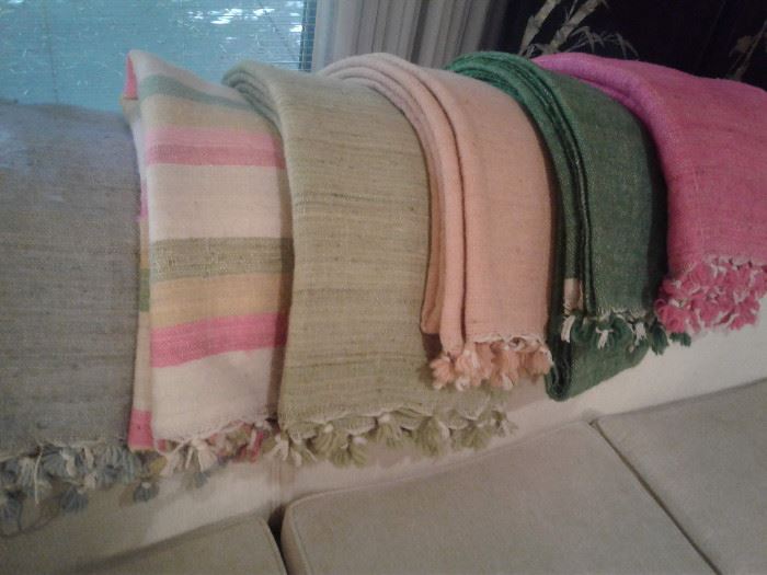 Vintage Wool Blankets from the Middle East