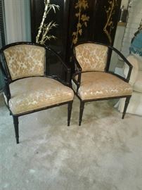 Vintage Asian Chairs by Hibriten Chair Co