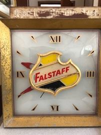 Falstaff beer clock vintage