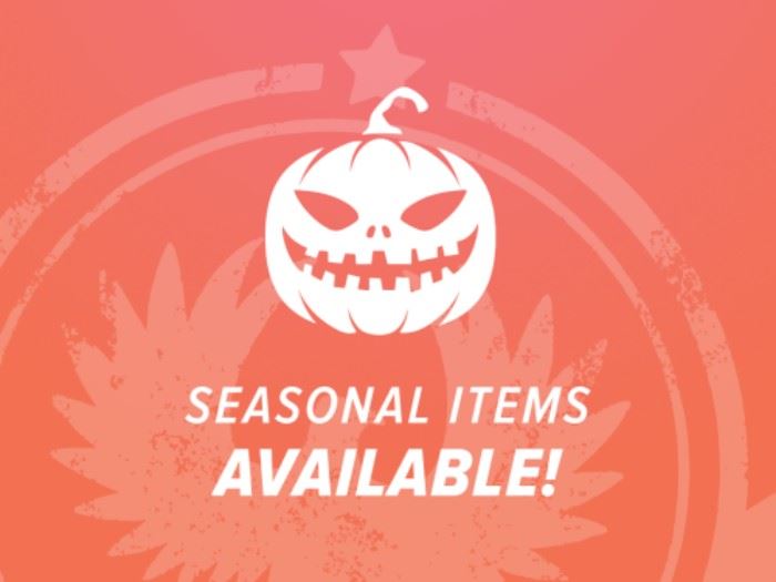 Seasonal Items Available Halloween