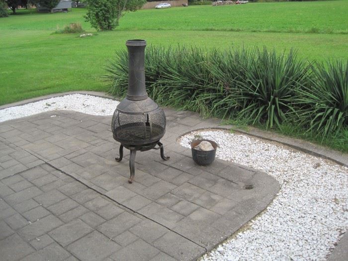 outdoor fire pot