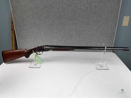 Elgin Arms Side-by-Side / Shotgun, fair-good condition, bluing intact, stock has minor cracks and chips. NOT test fired. 53386 , FFL #244
