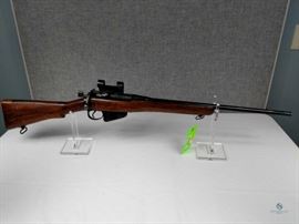 Lee-Enfield 303 (Sporterized) / (Smelly) Bolt action, includes magazine. Front sight removed. Weaver scope mount attached. Good condition. 78L3413 .303 British, FFL #245
