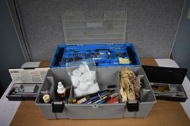 Midway Gun Cleaning Kit / Range box. Used condition. LOCATION 20
