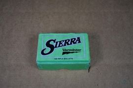 6 MM Sierra Rifle Bullets / 75 GR. HP 1510 11 Bullets. LOCATION 19
