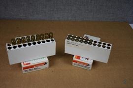 Rifle Cartridges / Winchester 45-70 Govt. 300 gr. Jacketed hollow point x4570H (12). Winchester 7mm Rem. Mag. 150 gr. Power-point (S.P.)X7MMRI (9) LOCATION 19
