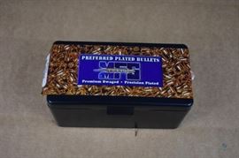 Berry's Preferred Plated 38 Cal Bullets / 38 CAL 152 GR. Flat Point approx. 200 bullets. LOCATION 18
