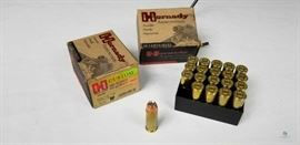 Hornaday Specialty 480 Ruger Ammo / Two boxes (20 cartridges each) 480 Ruger, 325 gr HP/XTP MAG; #9138 / Lot# 3141956 LOCATION 20
