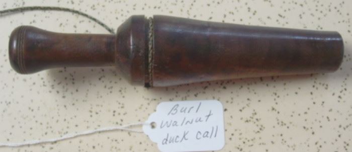 Burl Walnut Duck Call