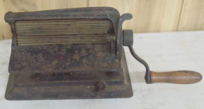Antique Cast Iron Fluter 