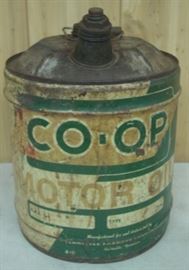 CO-OP Motor Oil Can