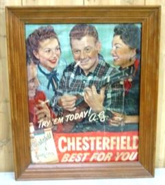Chesterfield Cigarettes Advertisement 