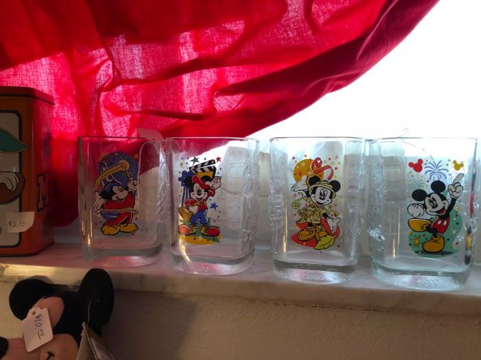 Mickey Mouse collectible glasses