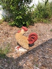 Outdoor decor - rooster