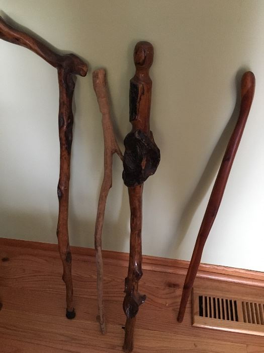 Old canes/walking sticks