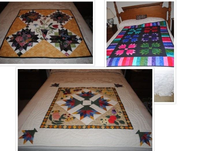 Collection of hanging or lap quilts