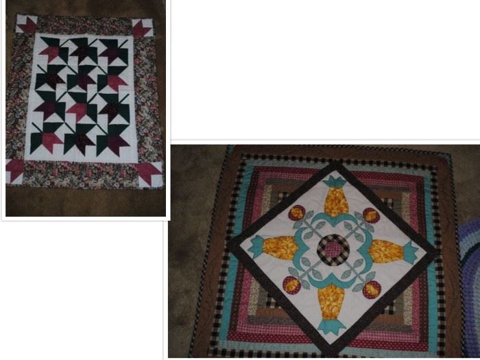 More hanging or lap quilts - all hand 