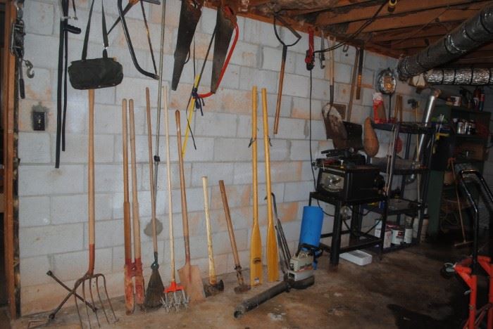 Garage full of toys