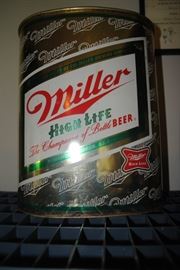 Miller High Life trash can - metal