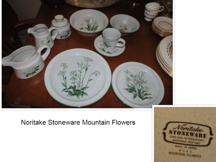 Noritake Stoneware Mountain Flowers