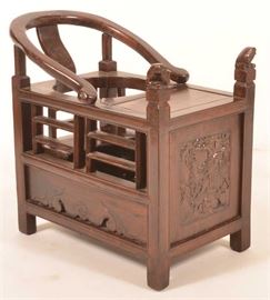19C  CHINESE INFANT SEAT