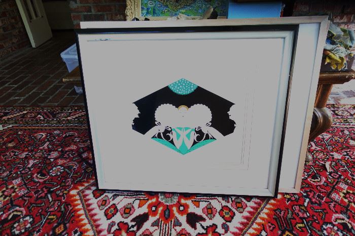 BEAUTIFUL ERTE SIGNED SERIGRAPH- WITH ORIGINAL RECEIPT AND PAPERWORK FROM GALLERY  1,600.00