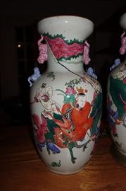 PAIR OF CHINESE REPUBLIC PERIOD VASES(LARGE) NOT DRILLED