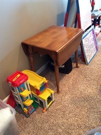 Fisher Price toys Small Child's drop leaf table