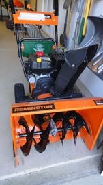 Remington Snow blower, excellent condition, well maintained 