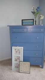 Blue Chest of Drawer 