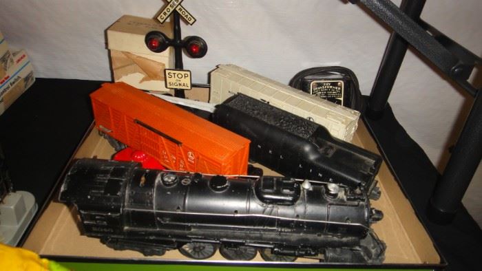 Vintage Train Set, Vintage Train Engine 