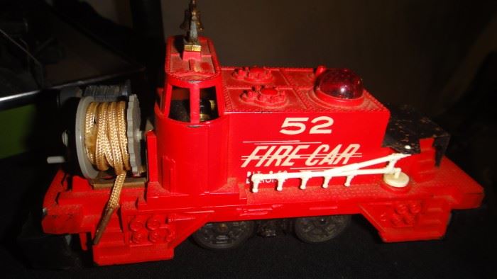 Vintage Train, Fire Car 