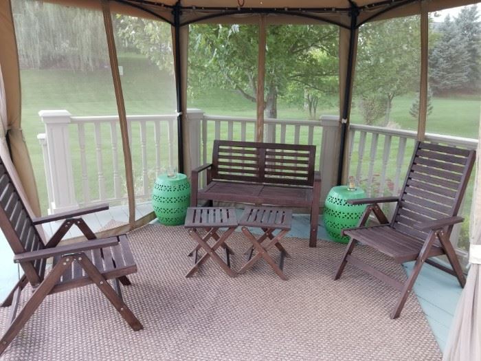 Patio Set, Cushions included 