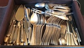 VMF silverplate flatware set