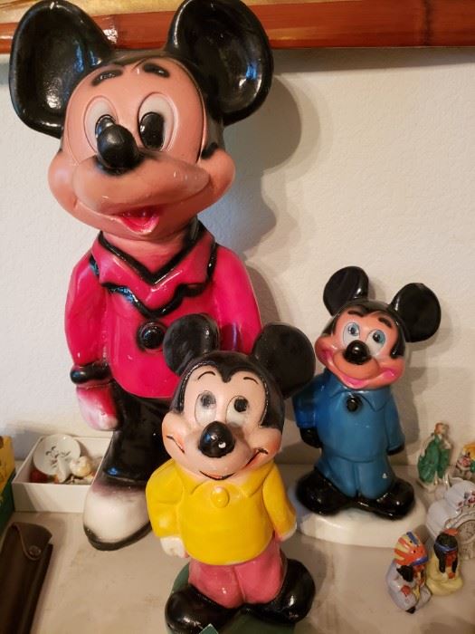 Chalkware Mickey Mouse banks