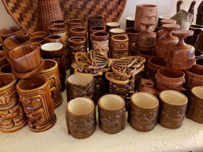 Tiki  mugs, cups, decor