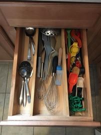 A kitchen full of utensils to meet every need!