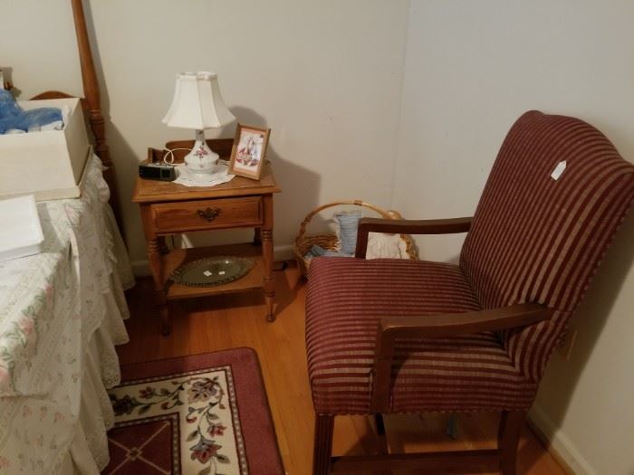 chair and end table