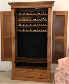 Wine Bar (doors are used as wall decor)