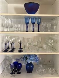 Asst Glassware and Crystal