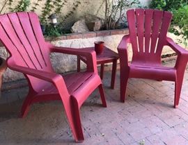 Plastic Adirondack Chairs