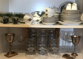 Glassware, Holiday China...
