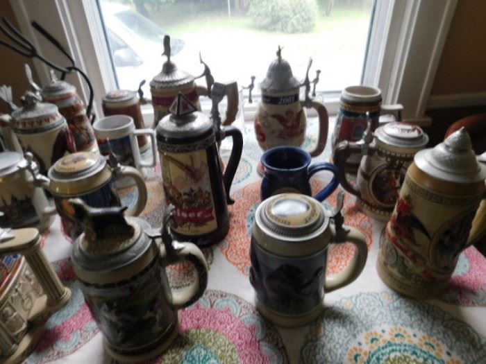 Various Beer Steins ( No Boxes ) 