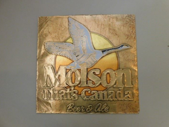 MOLSON That's Canada beer and Ale Sign 