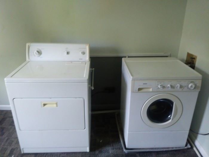 Kenmore electric dryer and Front load washer 