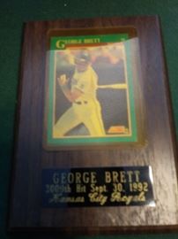 George Brett 3000 hit sept 30th 1992 Kansas City Royals card 