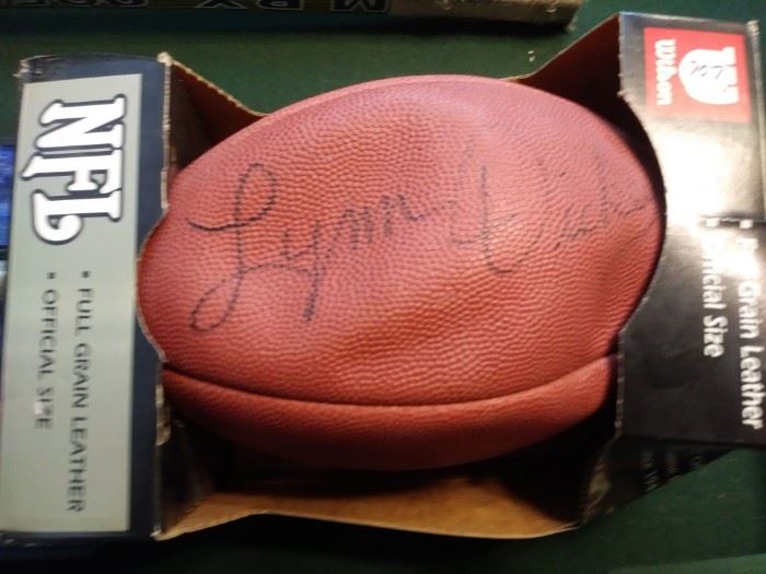 Signed NFL Foot ball 