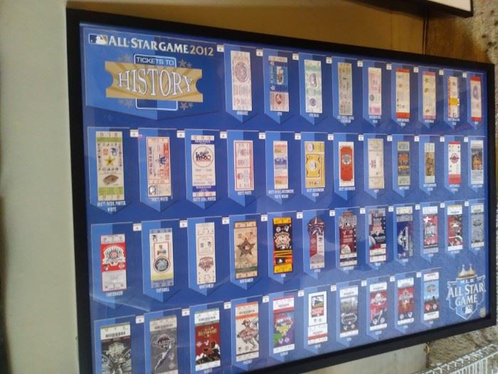 All-Star Game 2012 Framed Ticket History 